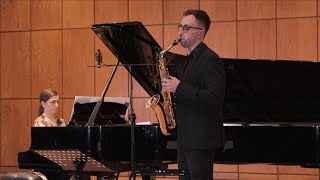 Classicpair  R Muczynski  Sonata for Alto Saxophone and Piano Op 29 [upl. by Gosselin615]