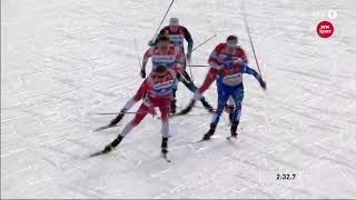 JOHANNES HØSFLOT KLÆBO wins GOLD in WC Seefeld 2019 [upl. by Akkina]