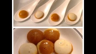 Lobster Bisque Liquid Raviolis Reverse Spherification Technique [upl. by Ailb]