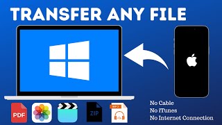 Free Airdrop for Windows 1110 PC｜Transfer Data Between iPhone and PC [upl. by Leuname]