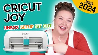 Cricut Joy for Beginners Unbox Setup amp First Cut CRICUT KICKOFF Day 1 [upl. by Atkins]