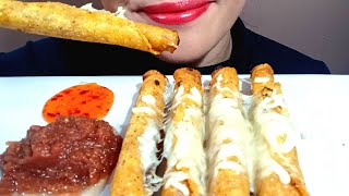 ASMR TAQUITOS EATING FLAUTA CRUNCH 바삭바삭 튀긴 타코 먹방 MUKBANG [upl. by Rea]