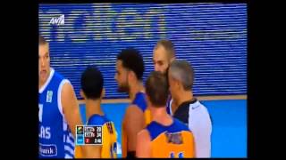 Spanoulis  Taylor altercation [upl. by Chemaram53]