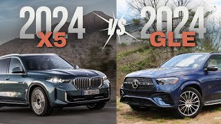 2024 BMW X5 vs MercedesBenz GLE Detailed Comparison [upl. by Kcirddot]