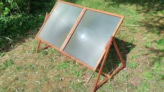 DIY Foldable Fresnel Lens For Solar Cooking [upl. by Ayita]