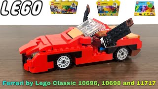 LEGO Classic 10696 10698 and 11717 assembly to Ferrari 74 [upl. by Alyakcm]