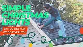 How To Hang Your Christmas Lights in 20 Minutes [upl. by Favin]