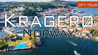 Kragerø Norway  City Tour amp Drone 4k [upl. by Wilfreda]