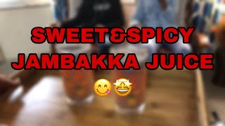 SWEET amp SPICY JAMBAKKA JUICE 😋🤩JUBY’S CREATIVE HUBcooking [upl. by Nonnel730]