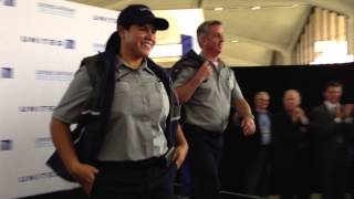 United 25 Years at Terminal C Event  Employee Uniform Fashion Show [upl. by Cornish]