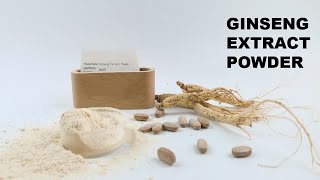 panax ginseng extract powder [upl. by Evanthe769]