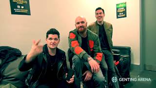 Backstage with The Script at Free Radio Live 2017 [upl. by Edmead]