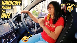 HANDCUFF PRANK ON WIFE GONE WRONG SHE CRIED [upl. by Tterej]