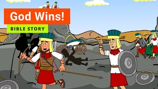 Bible story quotGod Winsquot  Primary Year B Quarter 1 Episode 6  Gracelink [upl. by Lief679]