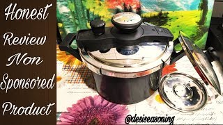 An Honest Review of Prestige Clip On Pressure CookerNon Sponsored Video [upl. by Leanor673]