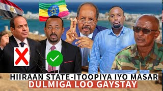 Madaxweynaha Hiiran State iyo Shacabkooda oo ka Horyimi Ciidamada Masar Dulmina ku tilmamay in Hassa [upl. by Eiuqnimod]