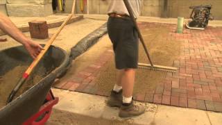 Compaction of Clay Pavers [upl. by Araiek237]