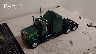 Building A Italeri Australian Truck Model Kit TimeLapse Video Part 1 [upl. by Aicele189]