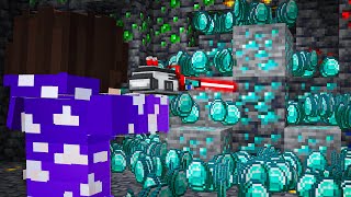 FIZ UMA PISTOLA LASER QUE MINERA NO MINECRAFT  Minecraft Odisseia [upl. by Socrates]