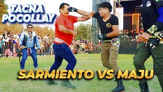 Hugo Sarmiento vs Maju Rioja en Tacna Pocollay la rendición de Maju con un Golp3 [upl. by Castora909]