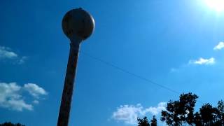 Falling water tower in Blodgett Tx [upl. by Ylerebmik]