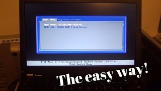 How to enter the Boot Options Menu on Lenovo ThinkPad laptops  The easy way [upl. by Aikemahs]