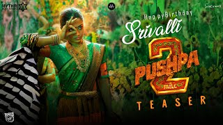 Pushpa 2 Srivallis FIRST look Teaser  Allu Arjun  Rashmika Mandanna  Sukumar  Tupaki Filmy [upl. by Baskett78]