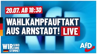 Wahlkampfstart live aus Thüringen Mit Björn Höcke Jörg Urban amp HansChristoph Berndt [upl. by Gaylord]