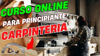 Carpintería para principiantes Cursos online que te convertirán en experto desde tu casa online🔨 🪑 [upl. by Eillas281]