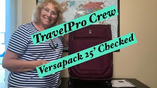 TravelPro Crew Versapack Softside 25’ Checked Luggage [upl. by Shamrao]