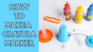 How To Make a Crayola MarkerSilly Scents Marker Maker [upl. by Fredra]