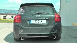 FOX Exhaust  Toyota Corolla E12 TS Kompressor [upl. by Casilde851]