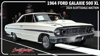 SOLD Danny Kokers 1964 Ford Galaxie 500 XL  BARRETTJACKSON 2024 SCOTTSDALE AUCTION [upl. by Hatti693]