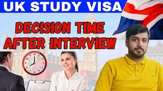 Decision Time after Interview UK Visa [upl. by Kuebbing729]