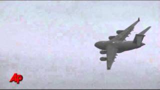 Raw Video Military Releases C17 Crash Footage [upl. by Klarika701]