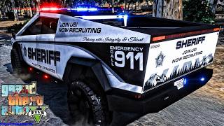 Playing GTA 5 As A POLICE OFFICER Sheriff Saturday Patrol GTA 5 Lspdfr Mod [upl. by Bowman]