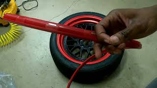 AlloyGator RIM PROTECTOR Install for widebody wheel setup off the car [upl. by Roman]