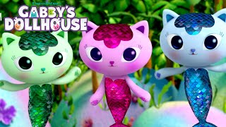 Meet All The Colorful Kitty Mermaids🧜‍♀️ 🌈  GABBYS DOLLHOUSE  Netflix [upl. by Hinman997]