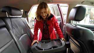 How to fit the Silver Cross Dream iSize with Isofix Base Baby Lady Canterbury [upl. by Nlocnil545]