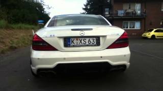 Mercedes SL 500 SL 63 AMG Optik Sound Exhaust [upl. by Vescuso]