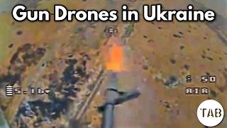 GunArmed Drones In Ukraine [upl. by Yraeg]