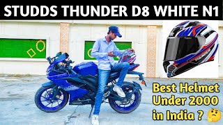 Studds thunder D8 n1 Helmet  Best Graphic Helmet Under ₹2000  Full Face Helmet  Studds Thunder [upl. by Ettenej125]