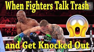 When Fighters Talk Trash And Get KNOCKED OUT  Hopkins vs Smith Jr [upl. by Madriene]