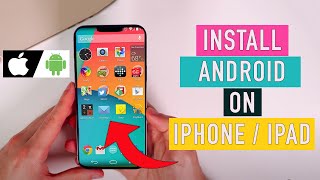 How to Install Android on iPhoneiPad Without Jailbreak Work 100 [upl. by Nuncia]