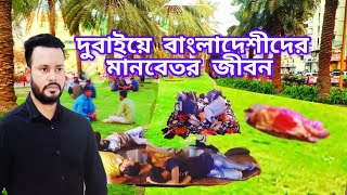 দুবাইয়ে বাংলাদেশীদের মানবেতর জীবন১। প্রবাসী কেন রাস্তায় ঘুমায়। [upl. by Maleen]