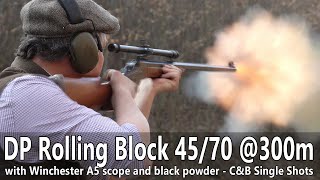 Shooting the Pedersoli 4570 188671 Lever Action rifle [upl. by Leffen]