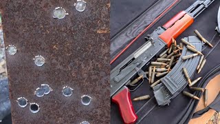 Ak47 norinco 762 x39 vs steel ak video [upl. by Wojcik245]