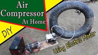 How to Make Air Compressor at Home  Using 2900 RPM ElectricMotor [upl. by Nede]