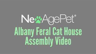 Albany Feral Cat Shelter Assembly Video [upl. by Irec]