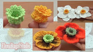 Crochet 3D Bellflower [upl. by Ardeed]